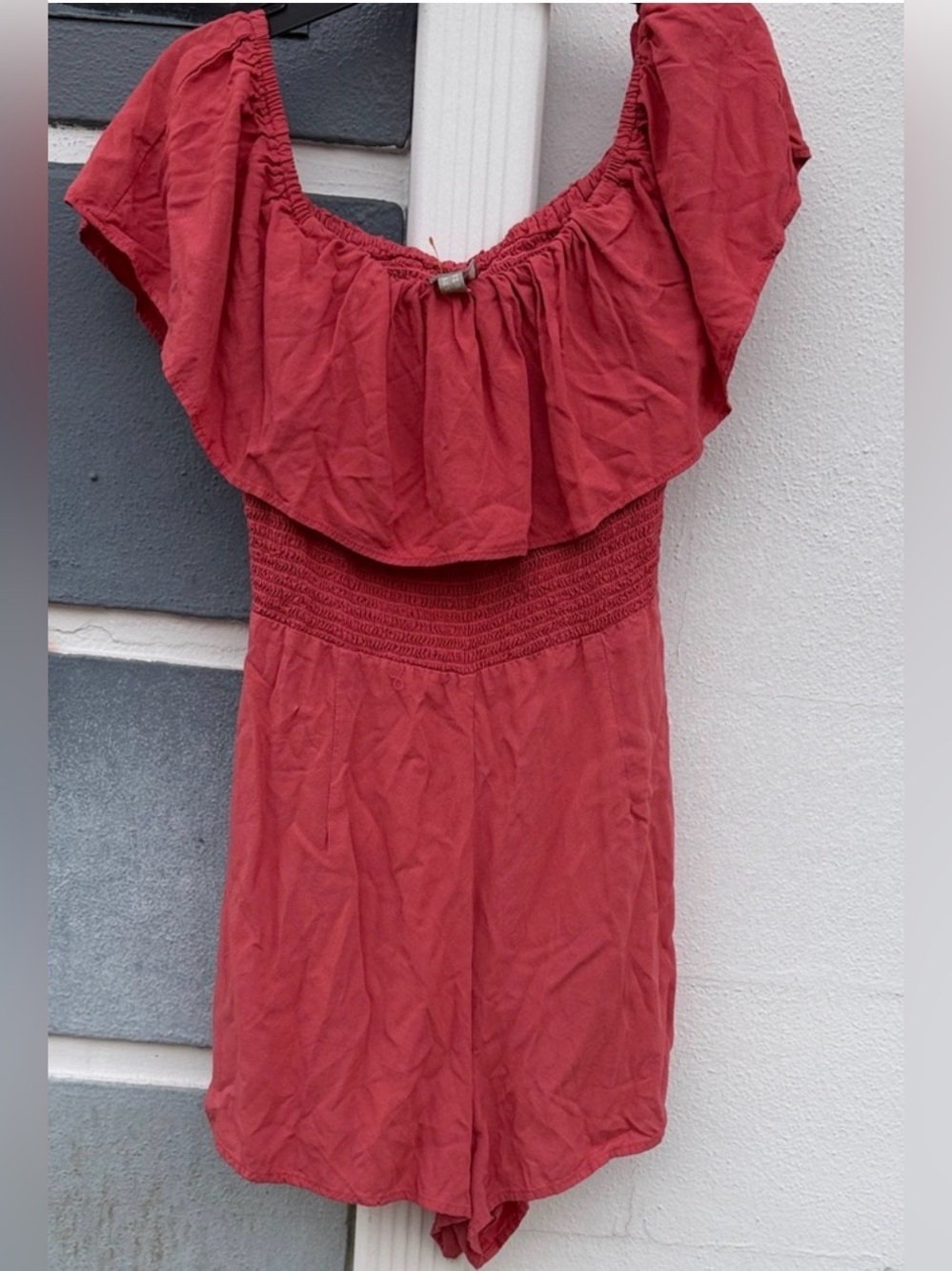 ASOS Kids Ruffled Bodysuit in Red
